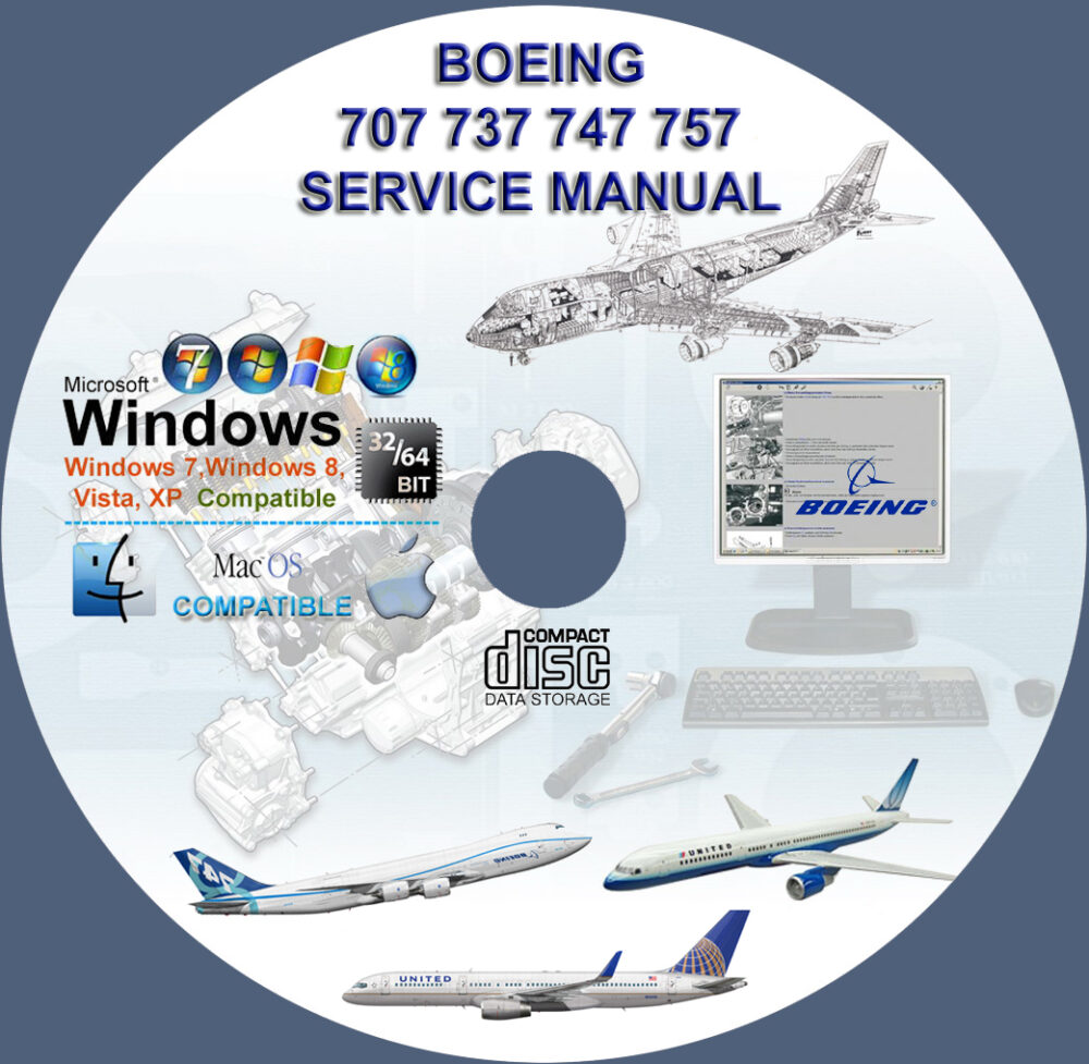 Boeing 707 737 747 757 Service Repair Technical Manual