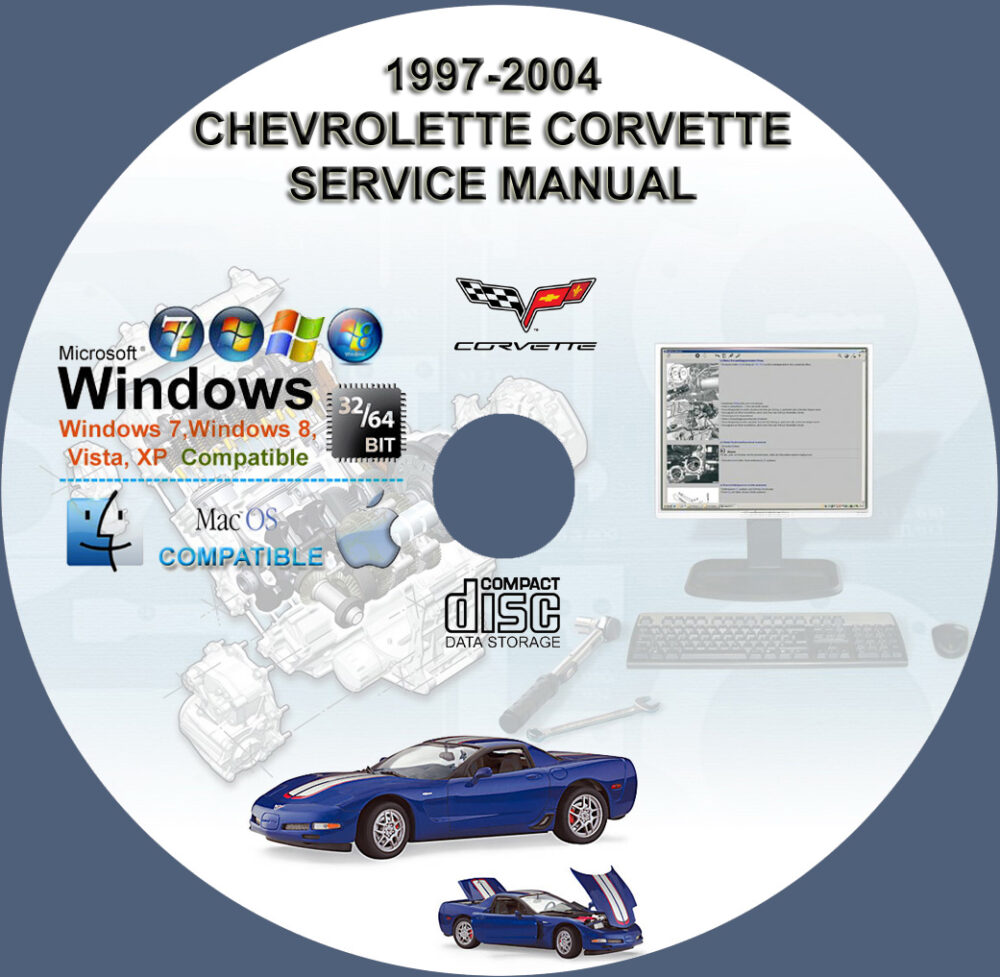 Chevrolet Corvette 1997 1998 1999 2000 2001 2002 2003 2004 Service Repair Manual