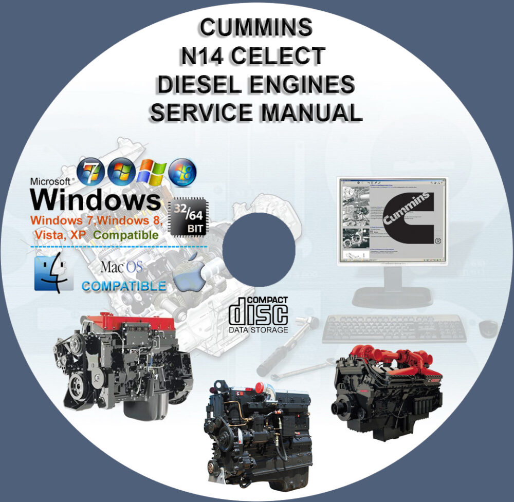 CUMMINS DIESEL ENGINES CELECT N14 SERVICE REPAIR MANUAL