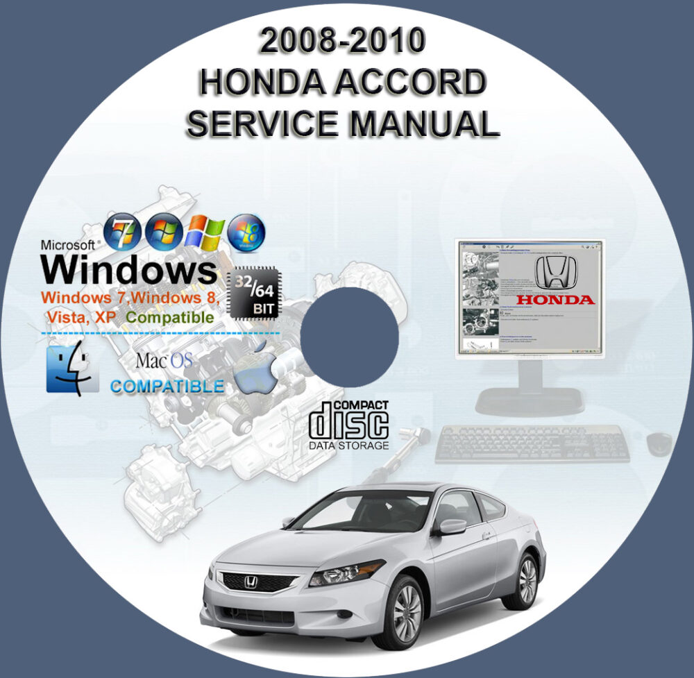 Honda Accord 2008 2009 2010 Service Repair Manual