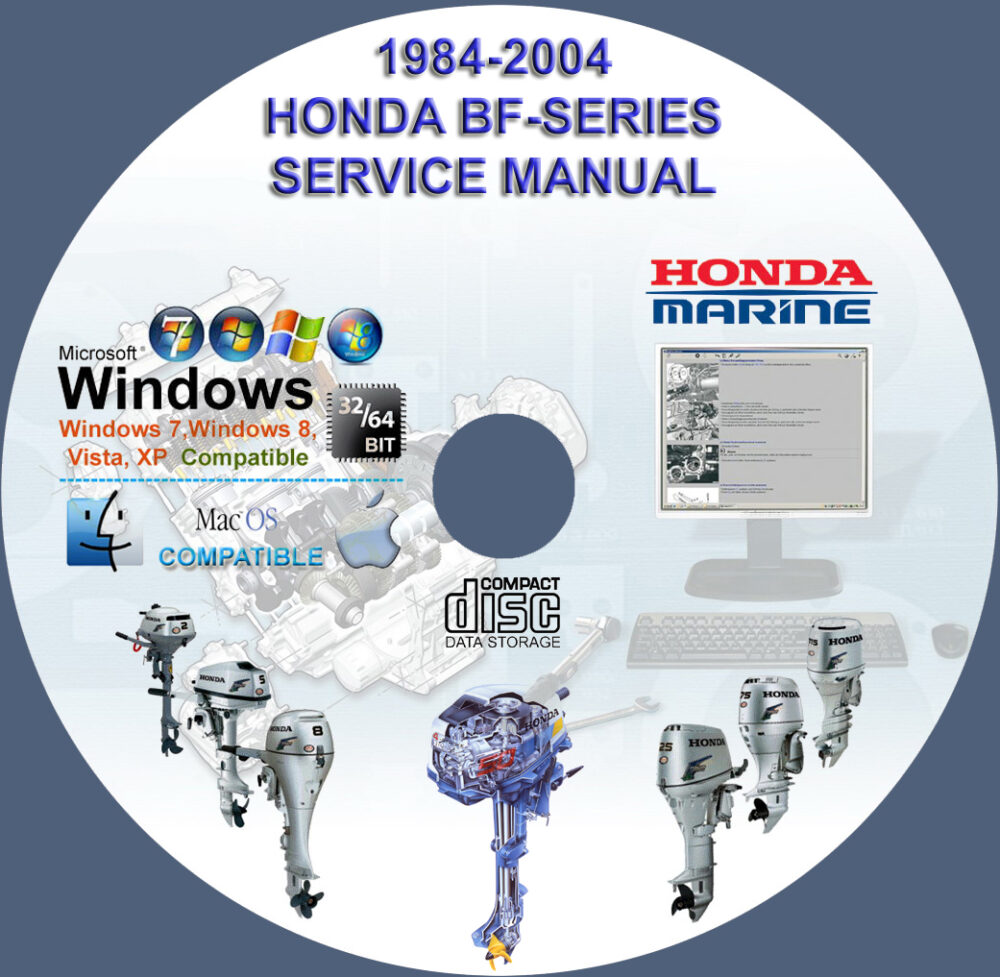 Honda Outboard BF Series Service Repair Manuals 1984-2004