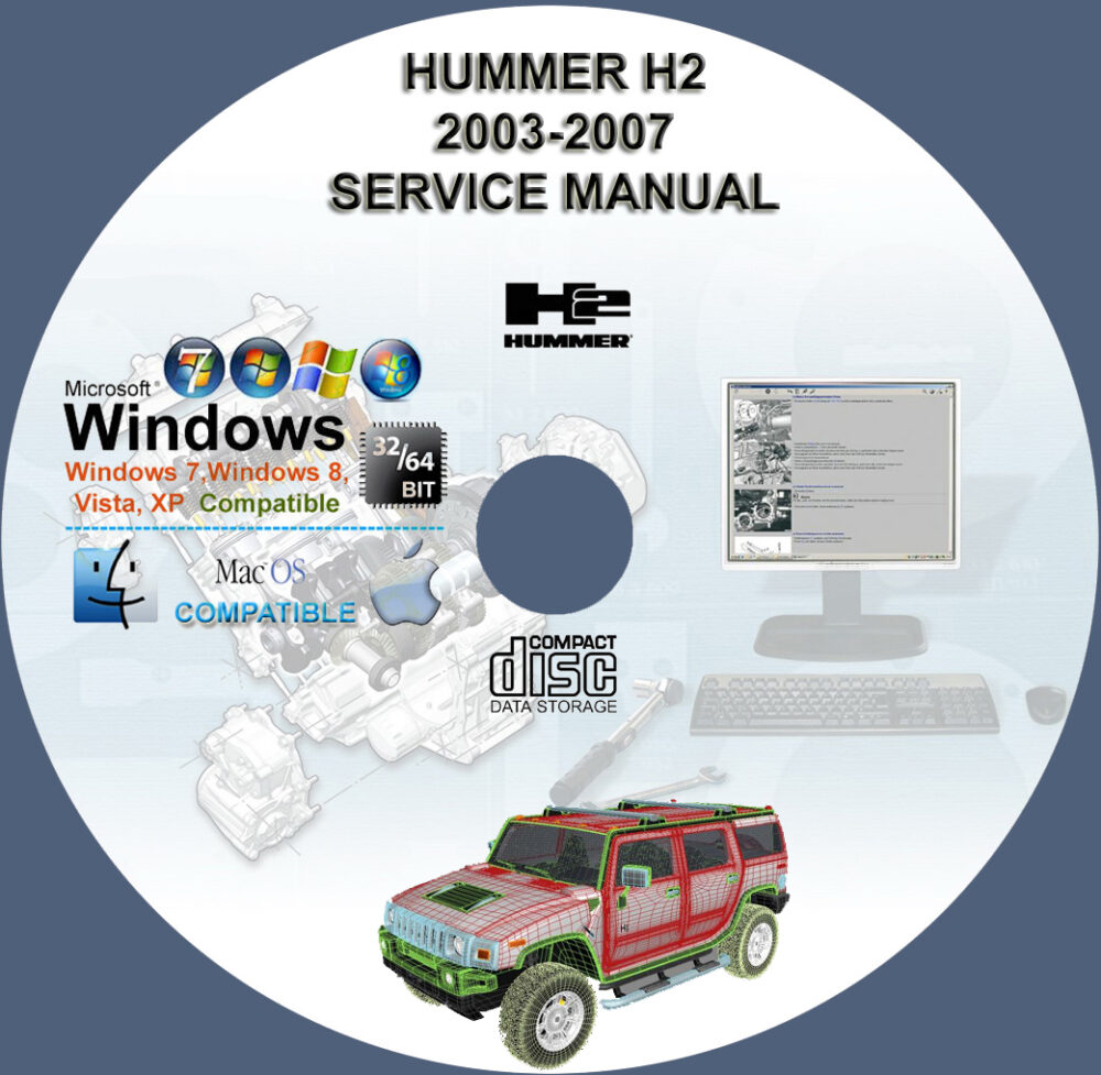 Hummer H2 2003 2004 2005 2006 2007 Service Repair Manual