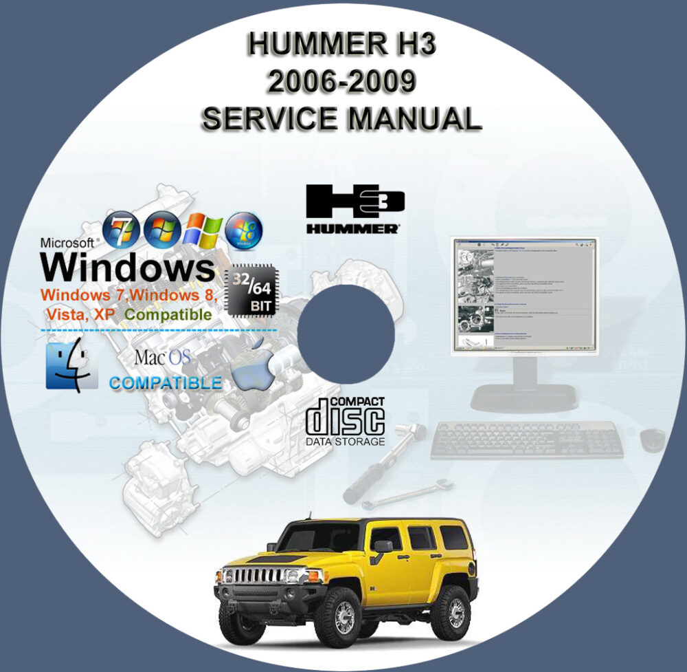 Hummer H3 2006 2007 2008 2009 Service Repair Manual