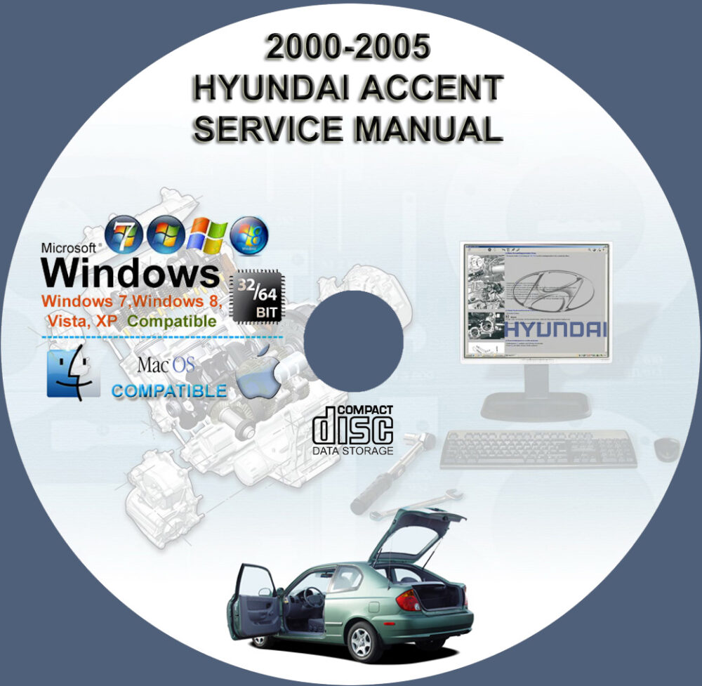 Hyundai Accent 2000 2001 2002 2003 2004 2005 Service Repair Manual