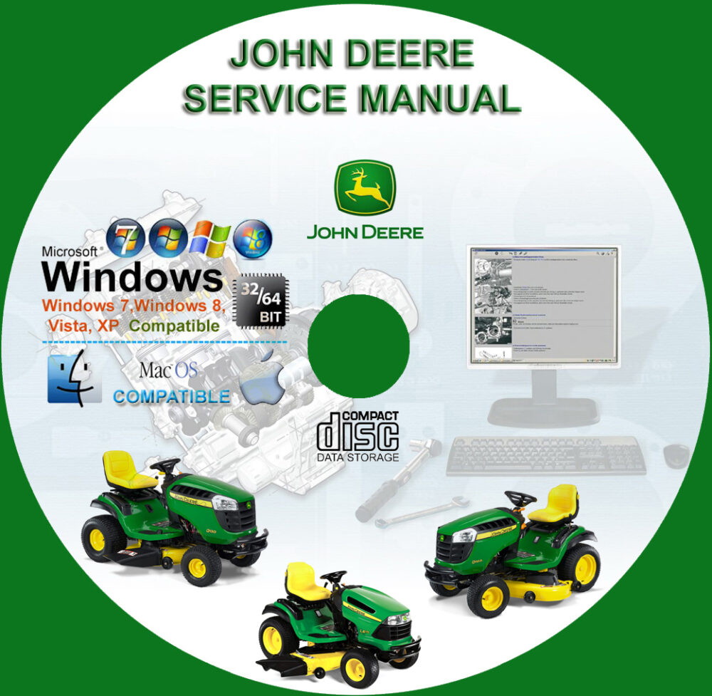 John Deere Lawn Tractors 130 160 165 175 180 185 Service Repair Technical Manual TM1351