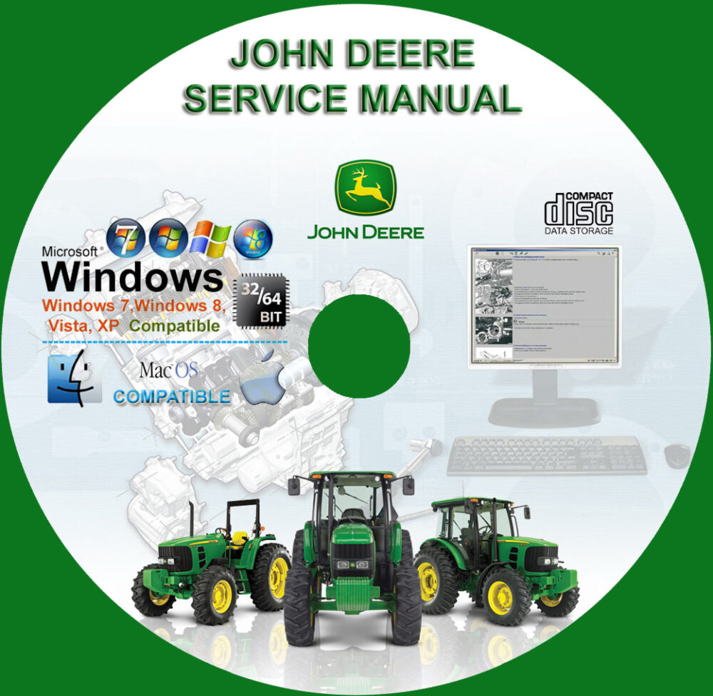 John Deere Tractors 3120, 3320, 3520, 3720  Service Repair Technical Manual