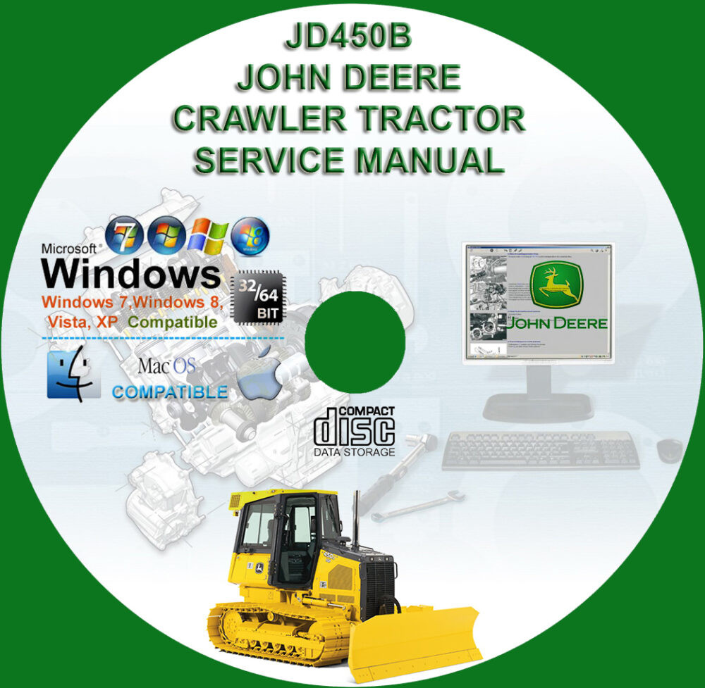 John Deere JD450B Crawler Tractor Service Repair Workshop Manual TM1033