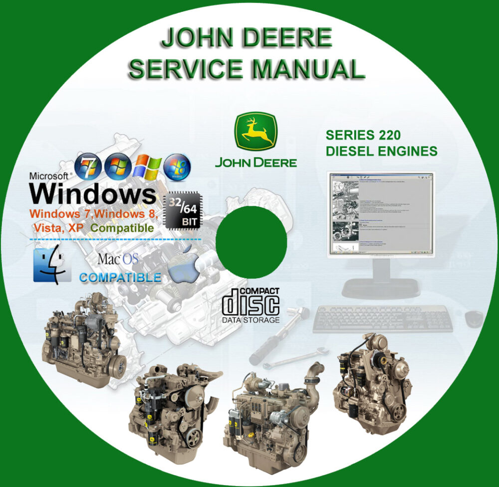 John Deere Series 220 Diesel Engines Service Repair Technical Manual