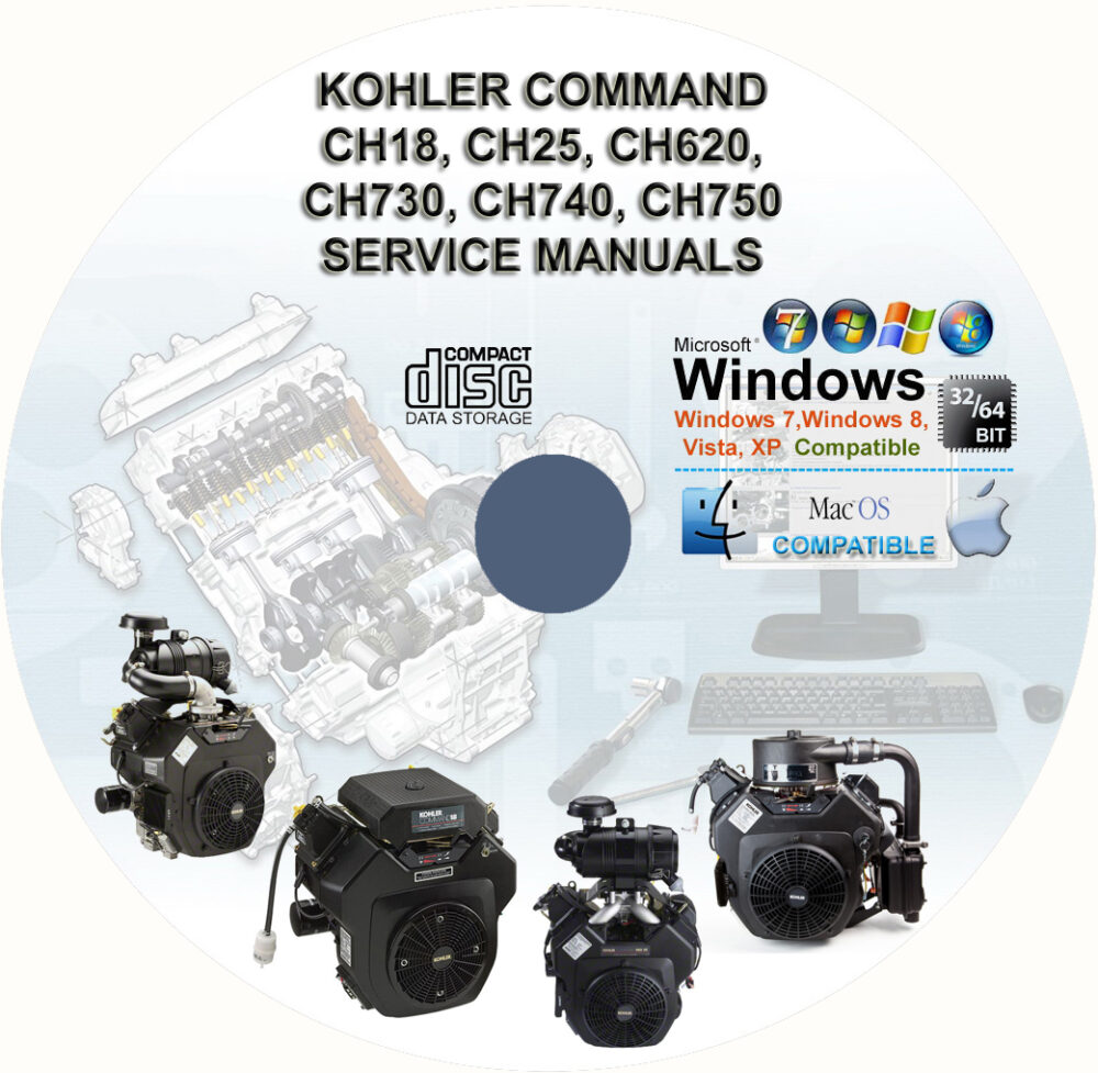 Kohler Command CH18 CH25 CH620 CH730 CH740 CH750 Service Manual