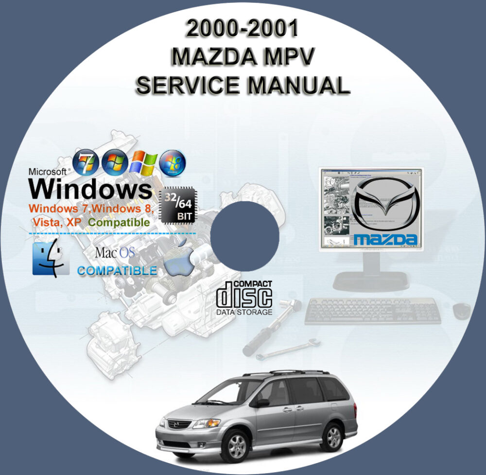 MAZDA MPV 2000 2001 SERVICE REPAIR MANUAL