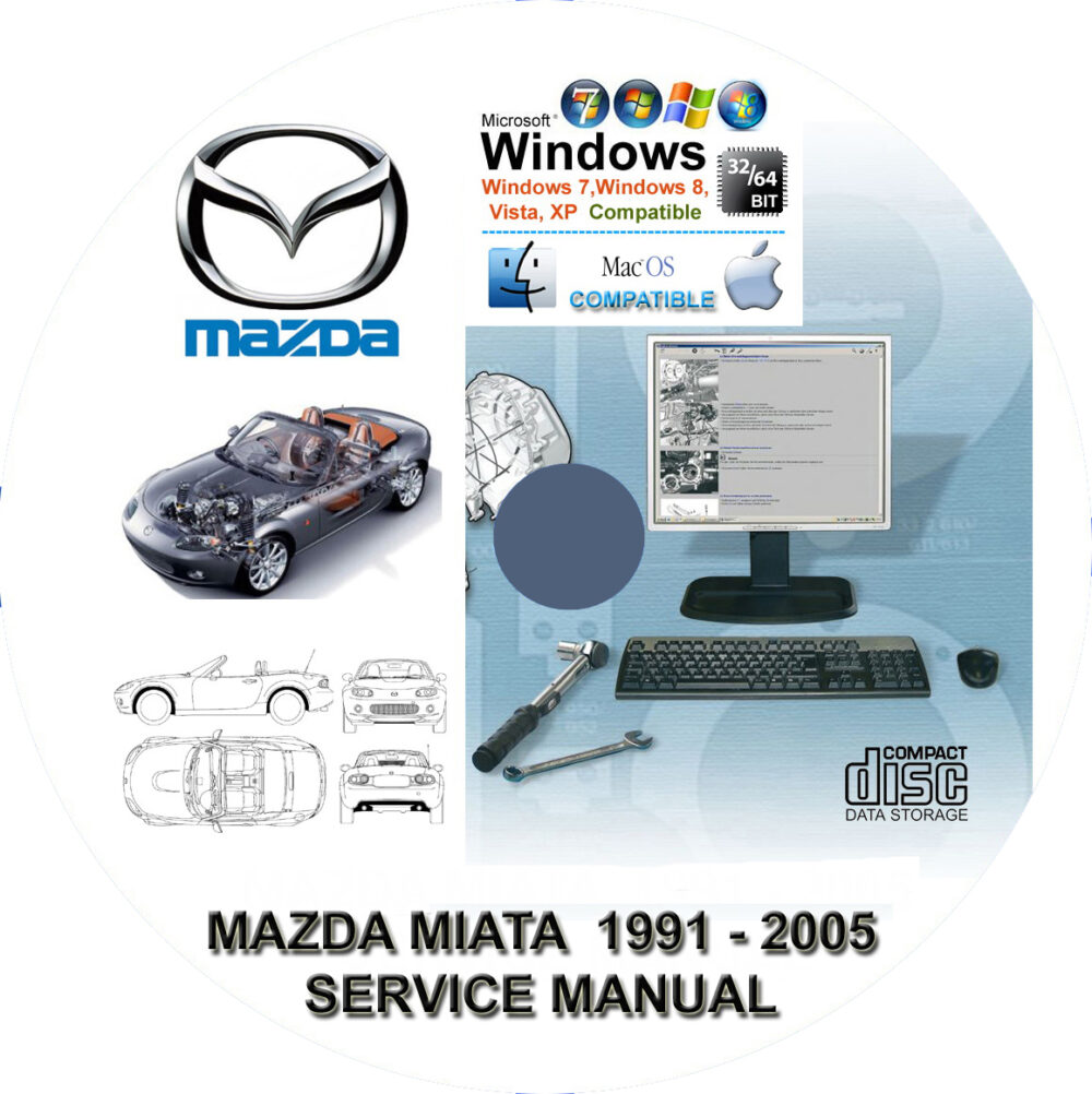 MAZDA MIATA MX5 1991 - 2005 SERVICE REPAIR MANUAL