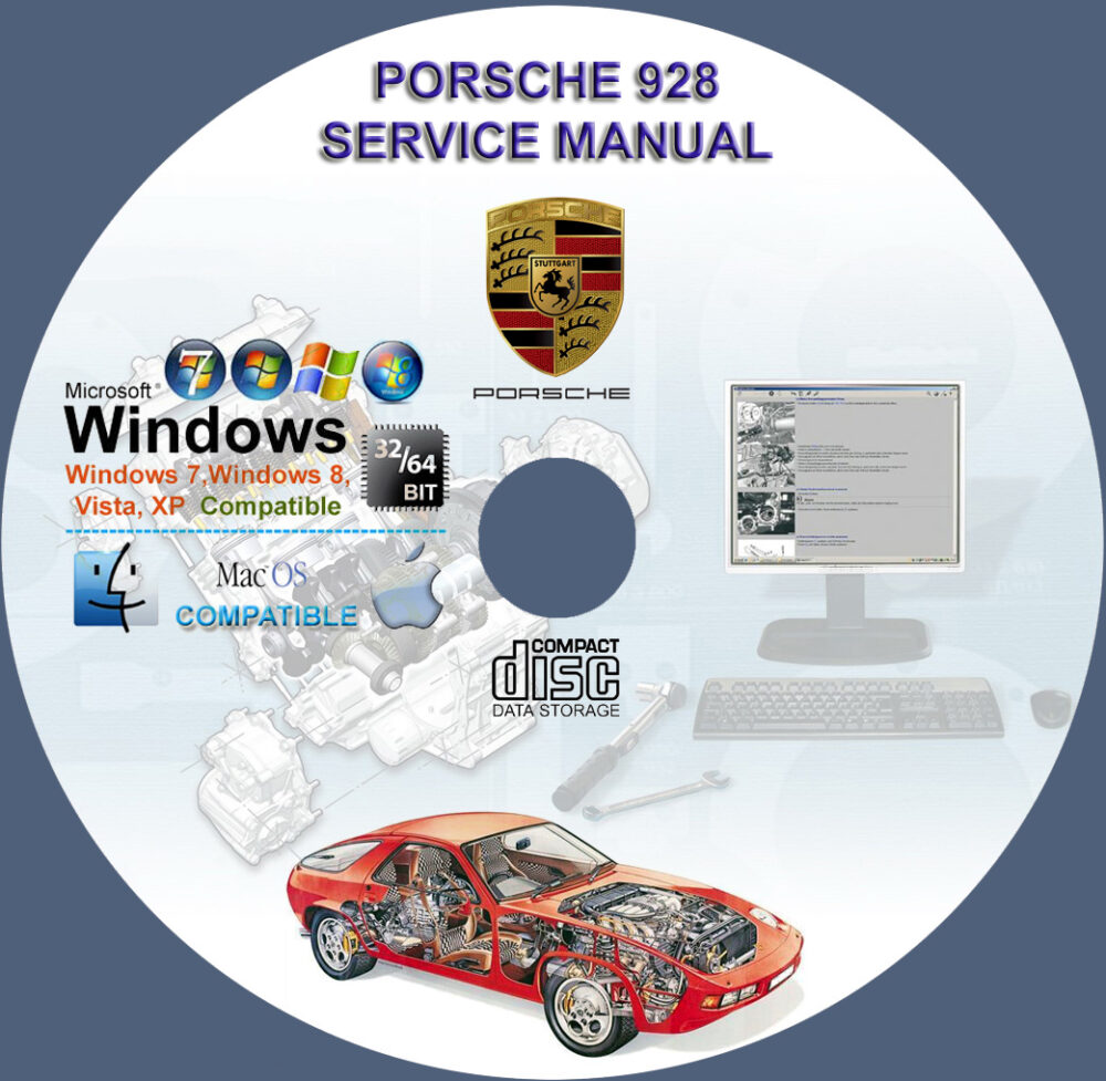 Porsche 928 Service Repair Manual 1978-1994