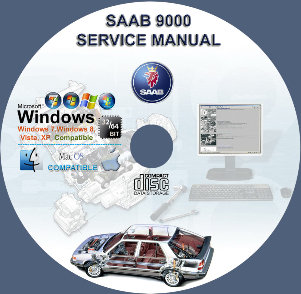 SAAB 9000 1985 1986 1987 1988 1989 1990 1991 1992 1993 1994 1995 1996 1997 1998 SERVICE REPAIR MANUAL