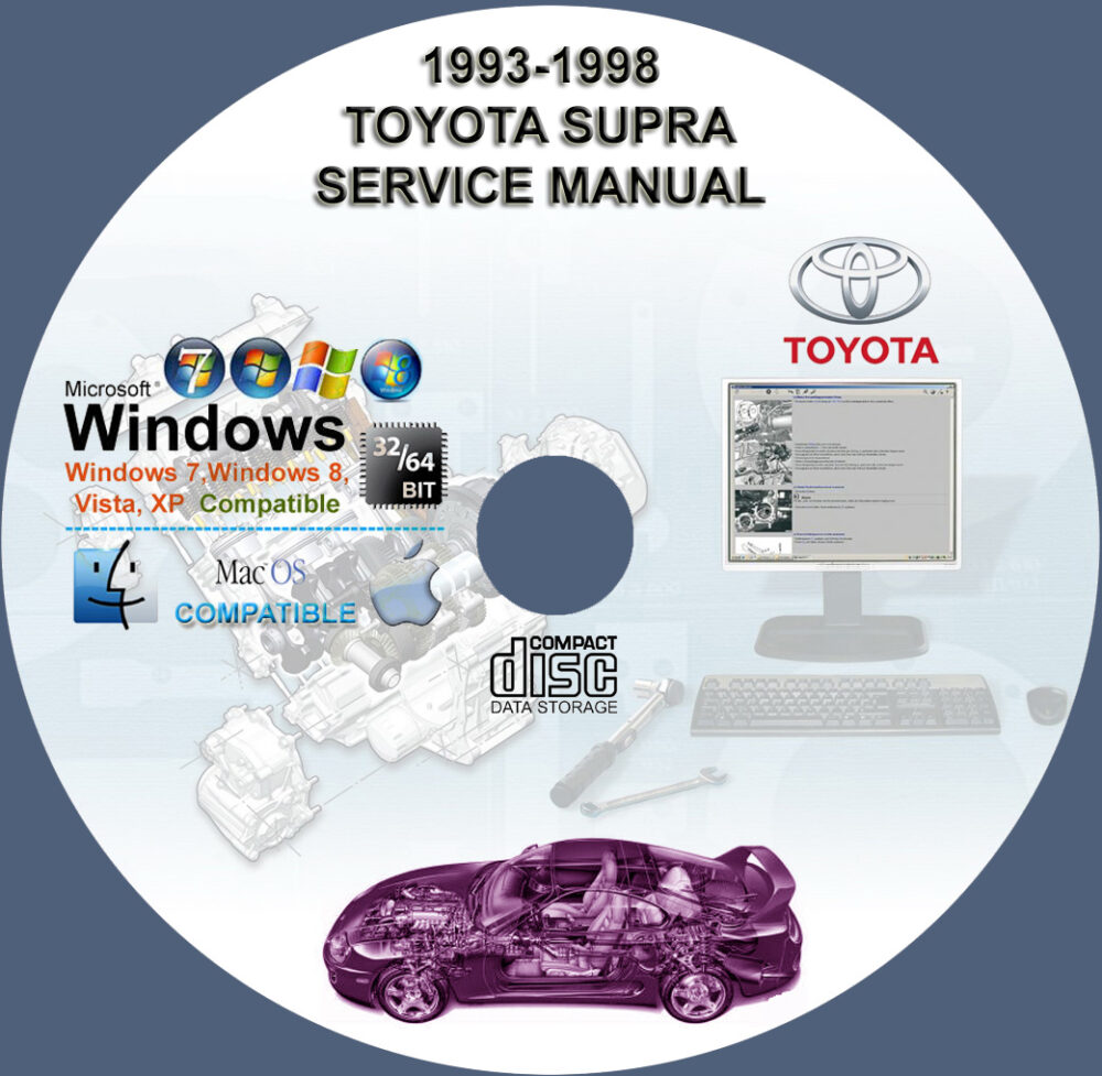 Toyota Supra 1993 1994 1995 1996 1997 1998 Service Repair Manual