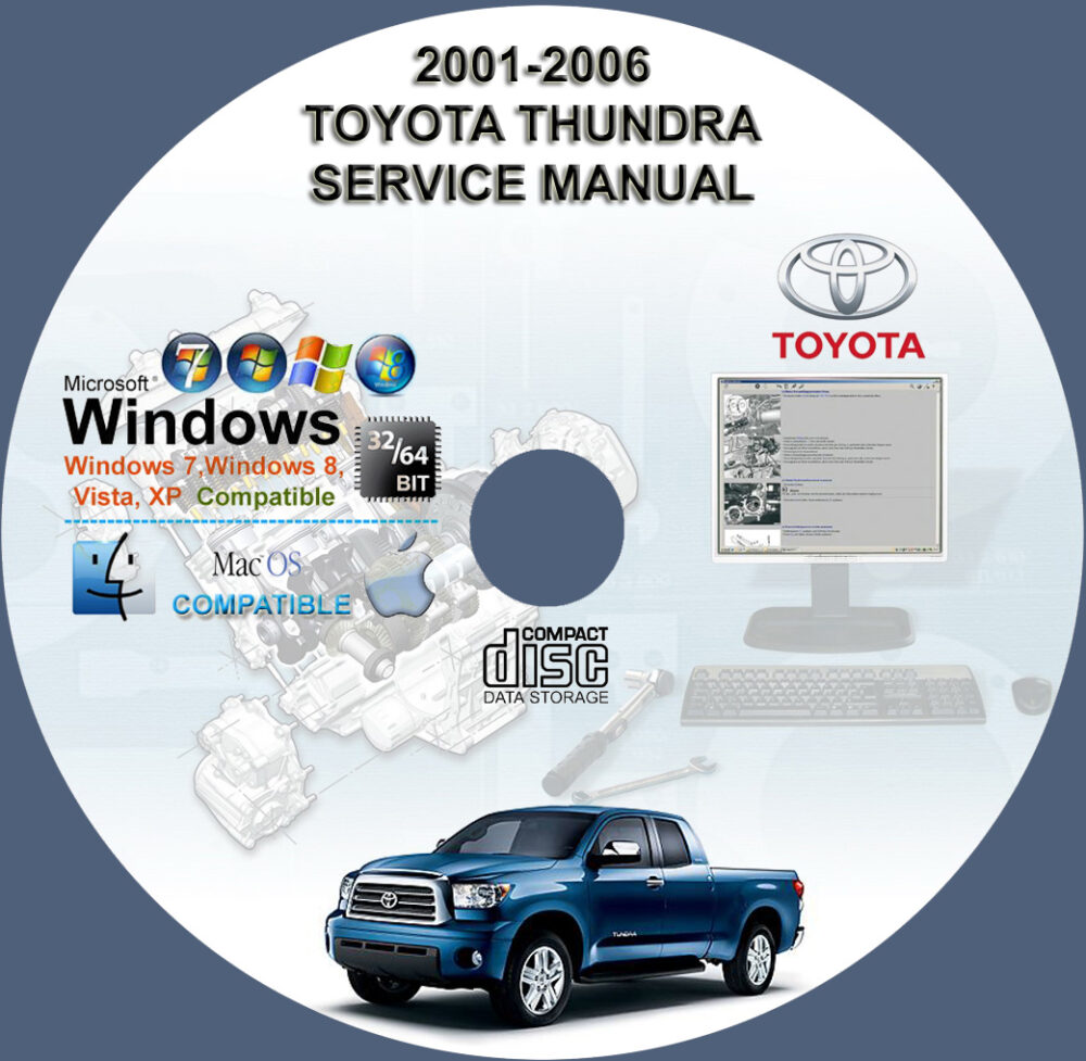 Toyota Tundra 2001 2002 2003 2004 2005 2006 Service Repair Manual