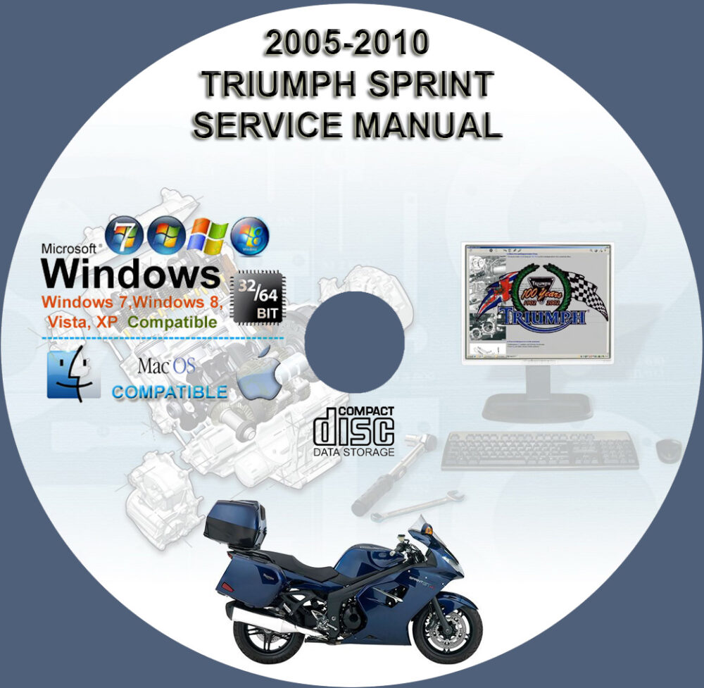 TRIUMPH SPRINT ST 2005 2006 2007 2008 2009 2010 SERVICE REPAIR MANUAL