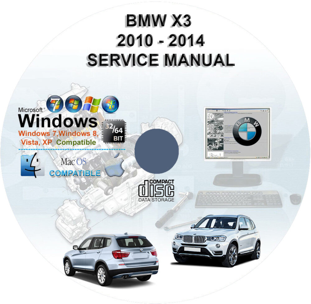 BMW 2010 2011 2012 2013 2014 X3 F25 Factory Service Repair Manual