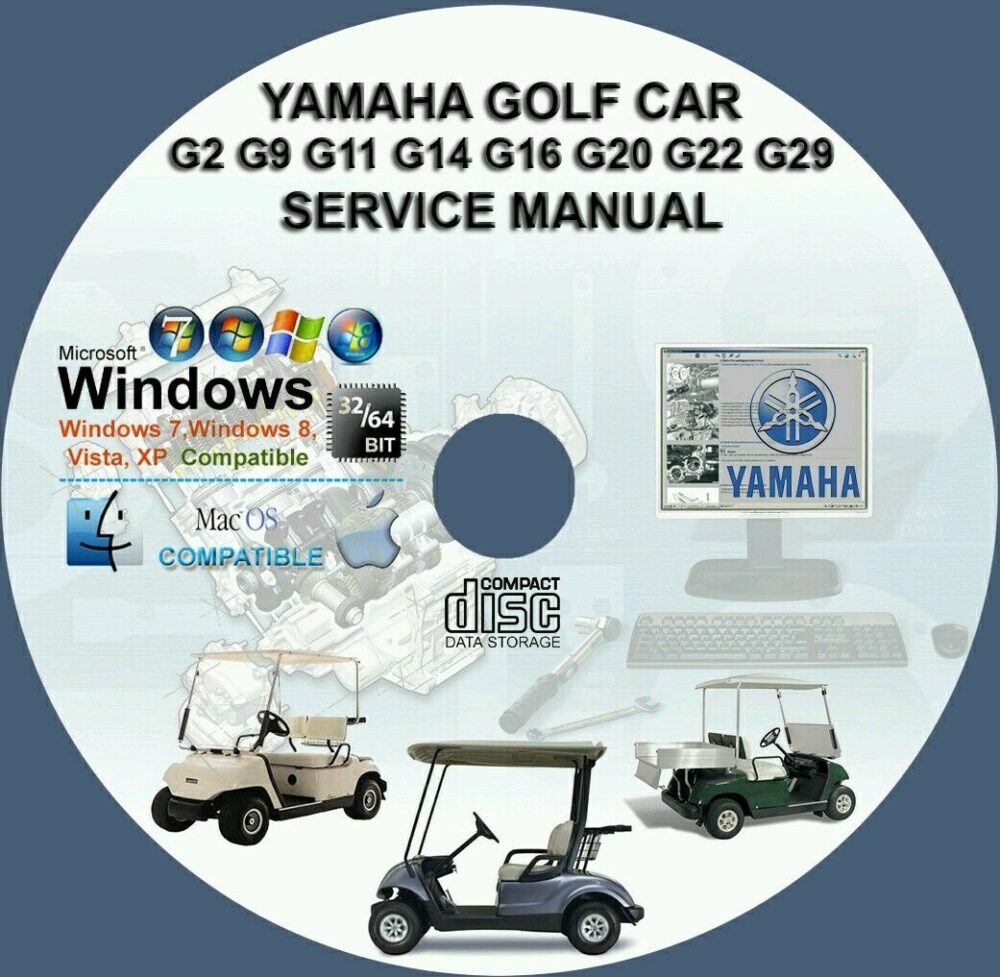 Yamaha Golf Car G2 G9 G11 G14 G16 G19 G20 G22 G29YDRE G29YDRA Service Repair Manual