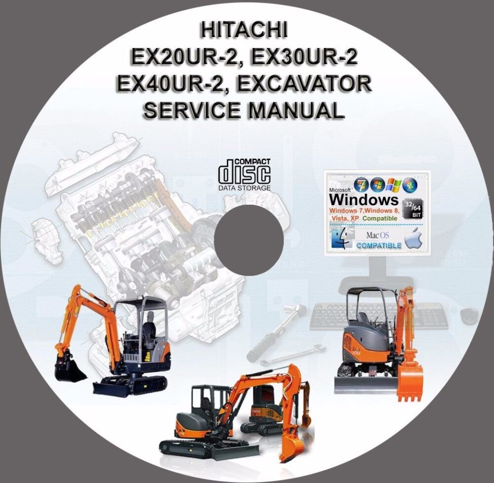 Hitachi EX20UR-2 EX30UR-2 EX40UR-2 Excavator Service Manual