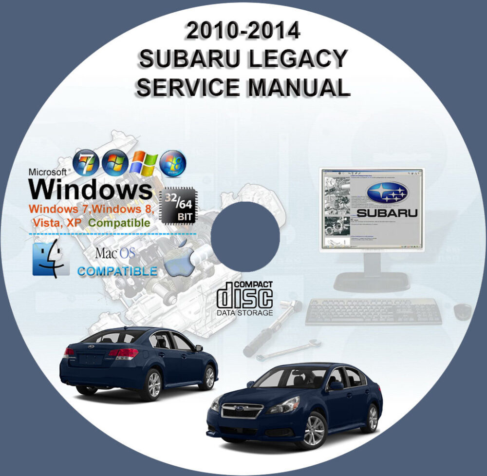 Subaru Legacy Outback 2010 2011 2012 2013 2014 Service Repair Manual