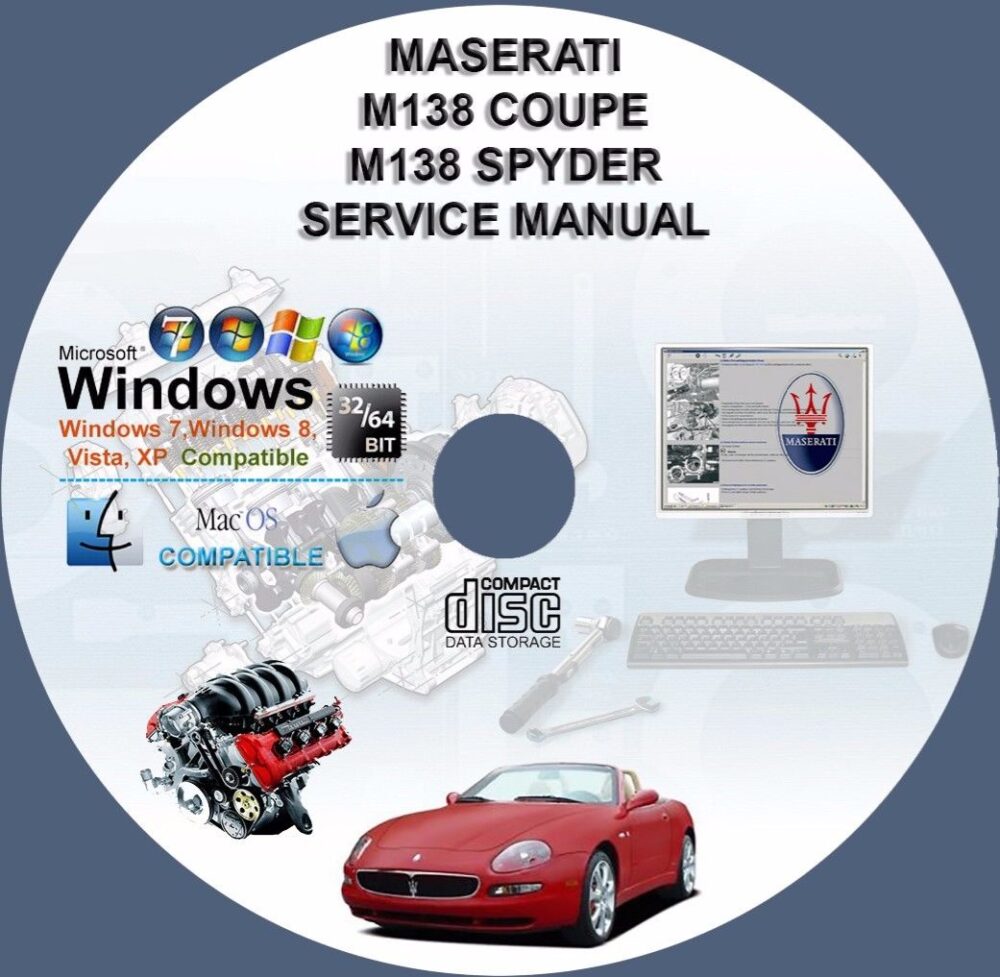 Maserati M138 Coupe and Spyder Service Repair Manual