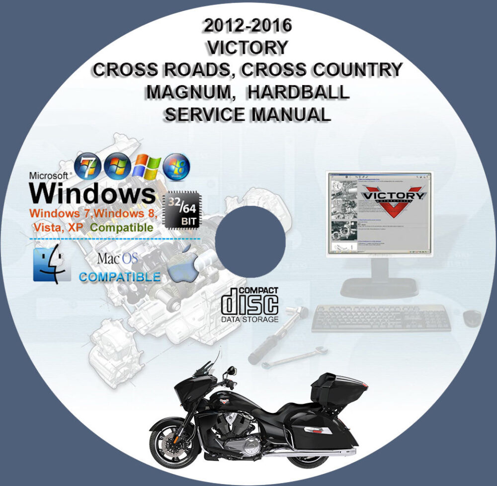 Victory Cross Roads Cross Country Magnum Hardball 2012-2016 Service Manual